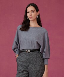 ANAYI | リブウエストドルマン プルオーバー(ニット/セーター)