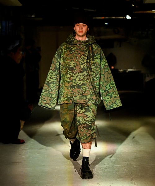 les six レシス　カーゴパンツ　サイズ1 レシス カーゴパンツ dix-5-WGCP ウール ブラック メンズ SIZE 1 LES