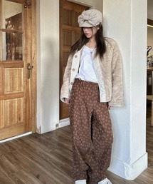 【SANSeLF】 ブークレリボンキャスケット ボリュームクラウン saa25a091