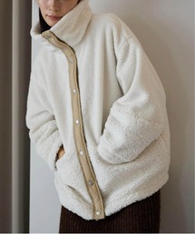 ラベルエチュード　ブルゾン　ブラック　ボア切替 切り替えボア」に該当するブルゾンファッション通販 - ZOZOTOWN