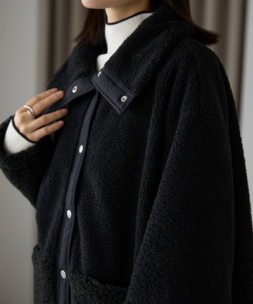 セール】ボア切り替えブルゾン（ブルゾン）｜pocket（ポケット）の