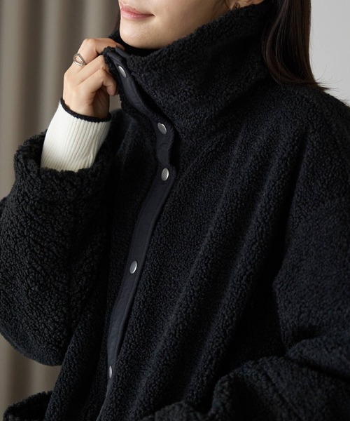 セール】ボア切り替えブルゾン（ブルゾン）｜pocket（ポケット）の