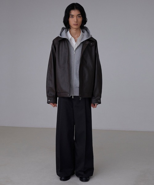 LUENNA（ルエナ）の「【LUENNA】Wide Straight Chino Pants / ワイドストレートチノパンツ（チノパンツ・メンズ・ベージュ/ブラック・S/M/L）」の9枚目の写真