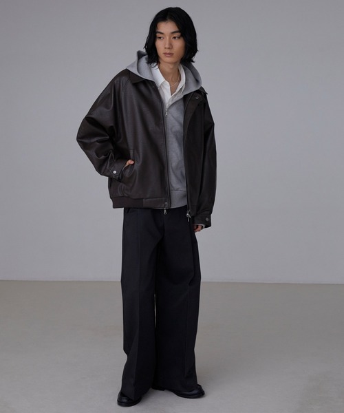 LUENNA（ルエナ）の「【LUENNA】Wide Straight Chino Pants / ワイドストレートチノパンツ（チノパンツ・メンズ・ベージュ/ブラック・S/M/L）」の10枚目の写真