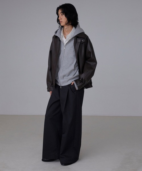 LUENNA（ルエナ）の「【LUENNA】Wide Straight Chino Pants / ワイドストレートチノパンツ（チノパンツ・メンズ・ベージュ/ブラック・S/M/L）」の11枚目の写真