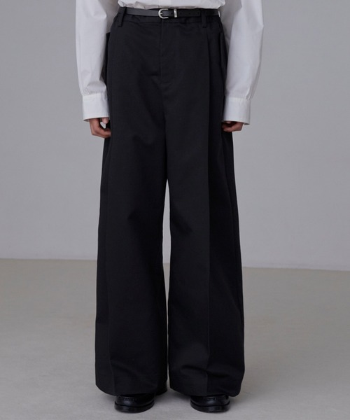 LUENNA】Wide Straight Chino Pants / ワイドストレートチノパンツ