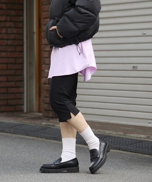 FREAK'S STORE(フリークスストア)の「カプリパンツ/バミューダパンツ/バイカーショーツ(その他パンツ・レディース・ブラック/ブラウン系その他・フリ-)」の1枚目の写真