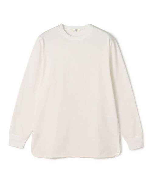 MACPHEE(マカフィー)の「ハイジャージー ロングスリーブプルオーバー(Tシャツ/カットソー・レディース・ホワイト/ライトイエロー/チャコールグレー/ライトブルー/ライトピンク・S)」の2枚目の写真