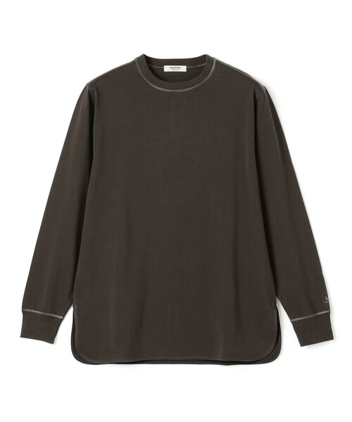 MACPHEE(マカフィー)の「ハイジャージー ロングスリーブプルオーバー(Tシャツ/カットソー・レディース・ホワイト/ライトイエロー/チャコールグレー/ライトブルー/ライトピンク・S)」の3枚目の写真