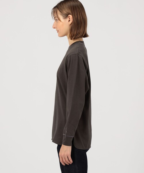 MACPHEE(マカフィー)の「ハイジャージー ロングスリーブプルオーバー(Tシャツ/カットソー・レディース・ホワイト/ライトイエロー/チャコールグレー/ライトブルー/ライトピンク・S)」の8枚目の写真