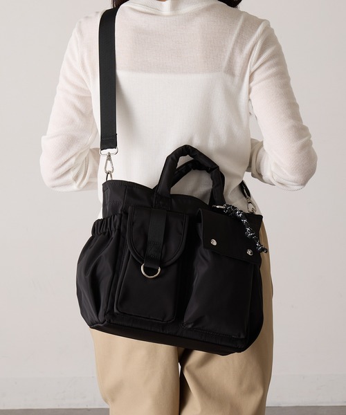 COLDE (コルデ)の「【COLDE】6ポケットトートバッグ 3251-378-1(トートバッグ・レディース・グレー/カーキ/ブラック・FREE)」の14枚目の写真