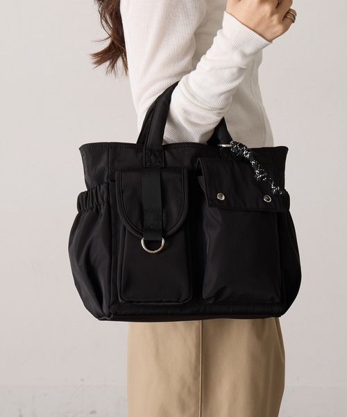 COLDE (コルデ)の「【COLDE】6ポケットトートバッグ 3251-378-1(トートバッグ・レディース・グレー/カーキ/ブラック・FREE)」の16枚目の写真