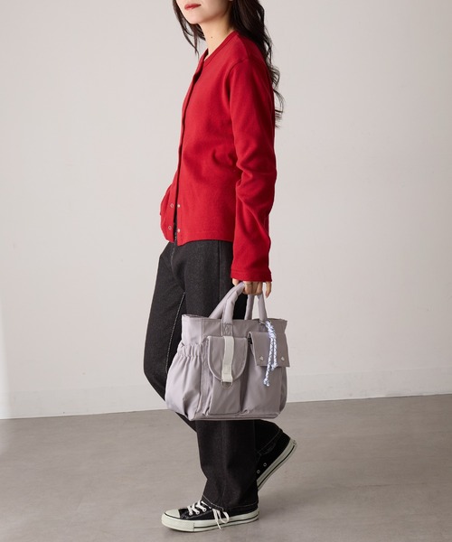 COLDE (コルデ)の「【COLDE】6ポケットトートバッグ 3251-378-1(トートバッグ・レディース・グレー/カーキ/ブラック・FREE)」の12枚目の写真