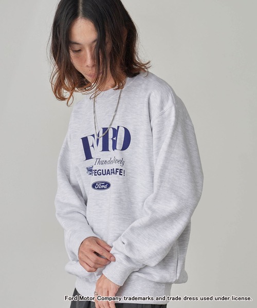 GOOD ROCK SPEED（グッドロックスピード）の「GOOD ROCK SPEED/グッドロックスピード FORD Sweatshirt クルーネックスウェット 旧車（スウェット・メンズ・ネイビー/グレー・M/L/XL）」の20枚目の写真
