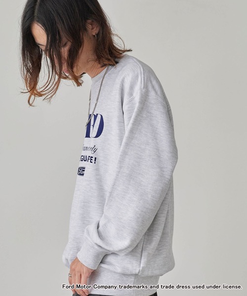 GOOD ROCK SPEED（グッドロックスピード）の「GOOD ROCK SPEED/グッドロックスピード FORD Sweatshirt クルーネックスウェット 旧車（スウェット・メンズ・ネイビー/グレー・M/L/XL）」の11枚目の写真