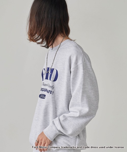 GOOD ROCK SPEED（グッドロックスピード）の「GOOD ROCK SPEED/グッドロックスピード FORD Sweatshirt クルーネックスウェット 旧車（スウェット・メンズ・ネイビー/グレー・M/L/XL）」の4枚目の写真