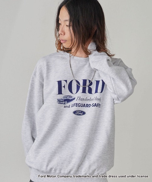 GOOD ROCK SPEED（グッドロックスピード）の「GOOD ROCK SPEED/グッドロックスピード FORD Sweatshirt クルーネックスウェット 旧車（スウェット・メンズ・ネイビー/グレー・M/L/XL）」の12枚目の写真