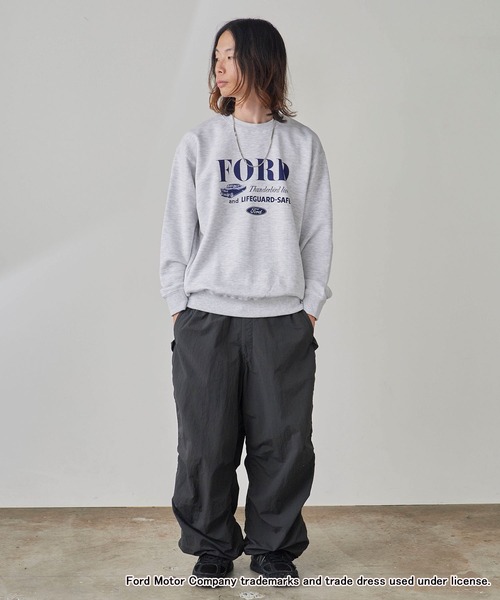 GOOD ROCK SPEED（グッドロックスピード）の「GOOD ROCK SPEED/グッドロックスピード FORD Sweatshirt クルーネックスウェット 旧車（スウェット・メンズ・ネイビー/グレー・M/L/XL）」の6枚目の写真