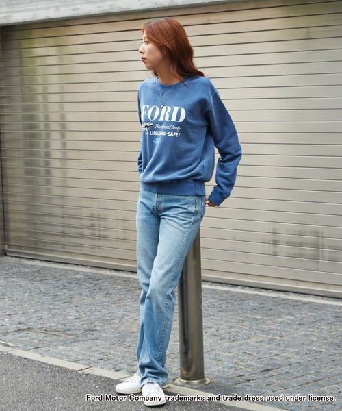 GOOD ROCK SPEED（グッドロックスピード）の「GOOD ROCK SPEED/グッドロックスピード FORD Sweatshirt クルーネックスウェット 旧車（スウェット・メンズ・ネイビー/グレー・M/L/XL）」の13枚目の写真