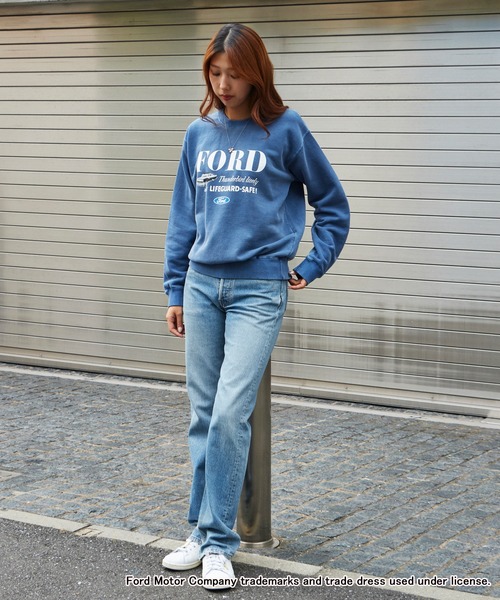 GOOD ROCK SPEED（グッドロックスピード）の「GOOD ROCK SPEED/グッドロックスピード FORD Sweatshirt クルーネックスウェット 旧車（スウェット・メンズ・ネイビー/グレー・M/L/XL）」の16枚目の写真