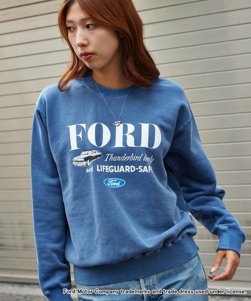 GOOD ROCK SPEED（グッドロックスピード）の「GOOD ROCK SPEED/グッドロックスピード FORD Sweatshirt クルーネックスウェット 旧車（スウェット・メンズ・ネイビー/グレー・M/L/XL）」の7枚目の写真