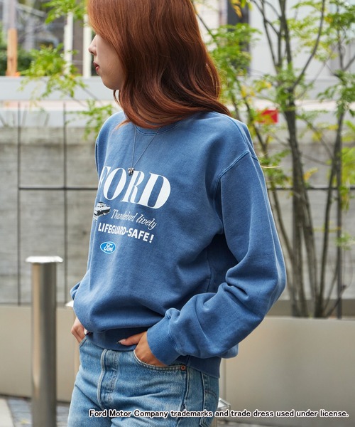 GOOD ROCK SPEED（グッドロックスピード）の「GOOD ROCK SPEED/グッドロックスピード FORD Sweatshirt クルーネックスウェット 旧車（スウェット・メンズ・ネイビー/グレー・M/L/XL）」の9枚目の写真