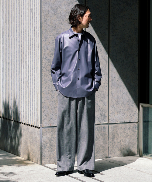 m’s braque エムズブラックTUCK WIDE BUGGY パンツ セール】m's braque (エムズ ブラック) TUCK WIDE BUGGY パンツ