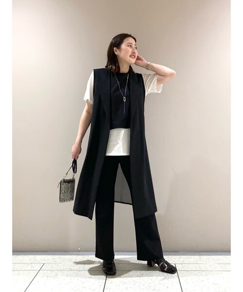 COMME CA（コムサ）の「TCポンチ ジレ（ベスト・レディース・グレー・9号）」の9枚目の写真