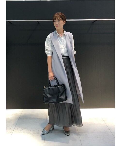 COMME CA（コムサ）の「TCポンチ ジレ（ベスト・レディース・グレー・9号）」の6枚目の写真