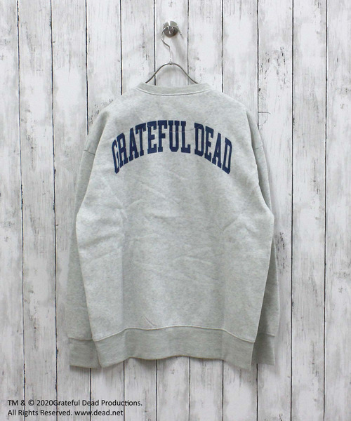 Grateful Dead(グレイトフルデッド)の「メンズ GRATEFUL DEAD グレイトフルデッド 裏起毛 オーバーサイズ トレーナー(スウェット・メンズ・ベージュ系その他/キャメル/オートミール/ベージュ/ネイビー/ブルー系その他/グリーン系その他/グレー系その他2/チャコールグレー/杢グレー/ダークグリーン/ヘザーチャコール/ブラック系その他/グレイッシュベージュ/グレー系その他/ブラック・M/L/XL)」の10枚目の写真