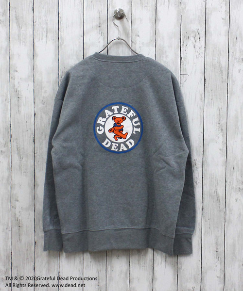 Grateful Dead(グレイトフルデッド)の「メンズ GRATEFUL DEAD グレイトフルデッド 裏起毛 オーバーサイズ トレーナー(スウェット・メンズ・ベージュ系その他/キャメル/オートミール/ベージュ/ネイビー/ブルー系その他/グリーン系その他/グレー系その他2/チャコールグレー/杢グレー/ダークグリーン/ヘザーチャコール/ブラック系その他/グレイッシュベージュ/グレー系その他/ブラック・M/L/XL)」の5枚目の写真