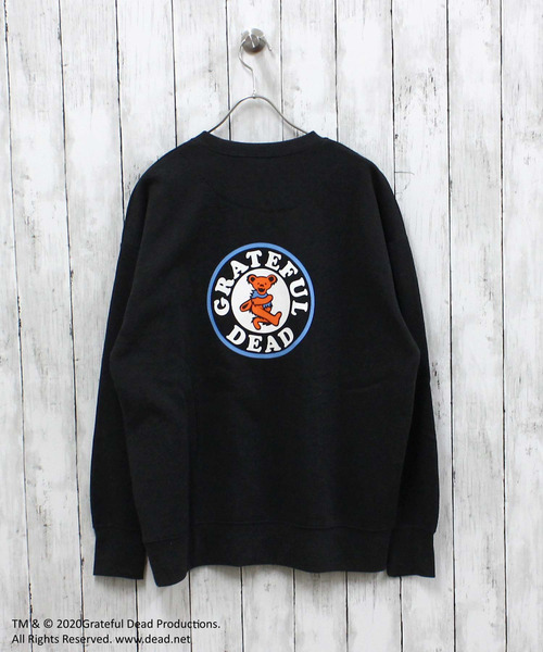 Grateful Dead(グレイトフルデッド)の「メンズ GRATEFUL DEAD グレイトフルデッド 裏起毛 オーバーサイズ トレーナー(スウェット・メンズ・ベージュ系その他/キャメル/オートミール/ベージュ/ネイビー/ブルー系その他/グリーン系その他/グレー系その他2/チャコールグレー/杢グレー/ダークグリーン/ヘザーチャコール/ブラック系その他/グレイッシュベージュ/グレー系その他/ブラック・M/L/XL)」の6枚目の写真