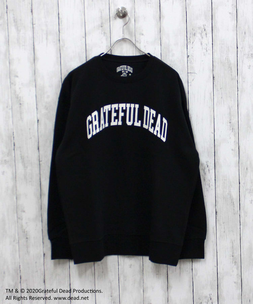 Grateful Dead(グレイトフルデッド)の「メンズ GRATEFUL DEAD グレイトフルデッド 裏起毛 オーバーサイズ トレーナー(スウェット・メンズ・ベージュ系その他/キャメル/オートミール/ベージュ/ネイビー/ブルー系その他/グリーン系その他/グレー系その他2/チャコールグレー/杢グレー/ダークグリーン/ヘザーチャコール/ブラック系その他/グレイッシュベージュ/グレー系その他/ブラック・M/L/XL)」の17枚目の写真