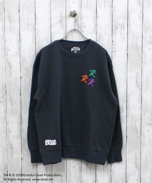 Grateful Dead(グレイトフルデッド)の「メンズ GRATEFUL DEAD グレイトフルデッド 裏起毛 オーバーサイズ トレーナー(スウェット・メンズ・ベージュ系その他/キャメル/オートミール/ベージュ/ネイビー/ブルー系その他/グリーン系その他/グレー系その他2/チャコールグレー/杢グレー/ダークグリーン/ヘザーチャコール/ブラック系その他/グレイッシュベージュ/グレー系その他/ブラック・M/L/XL)」の19枚目の写真