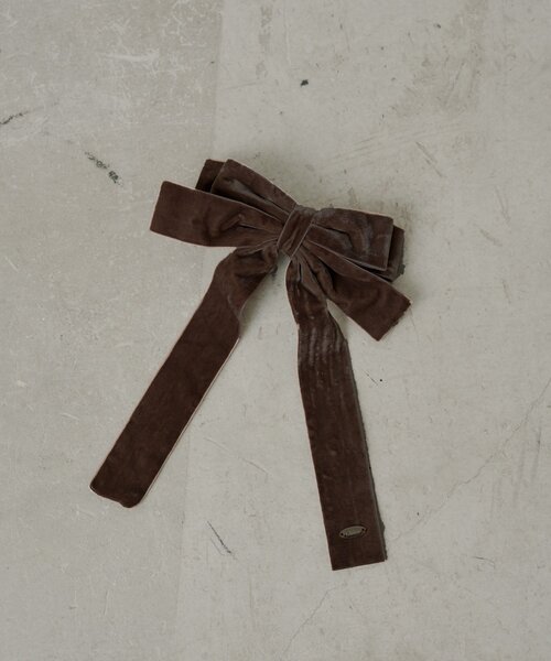 ベロアリボンバレッタ（バレッタ/ヘアクリップ）｜Chico（チコ）の