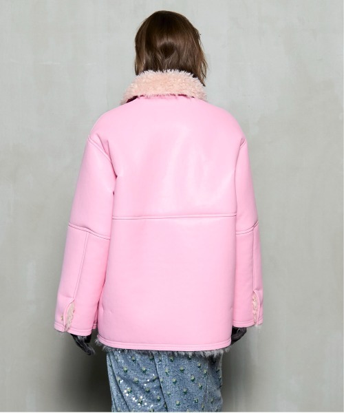 【公式完売品】MAISON SPECIAL リバーシブルレザームートンブルゾン MAISON SPECIAL(メゾンスペシャル)｜Reversible faux Leather Mouton