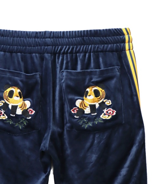 PANDIESTA（パンディエスタ）の「タイガーパンダベロアパンツ(M2)（その他パンツ・メンズ・ブラック/ネイビー・M/L/XL/XXL）」の18枚目の写真