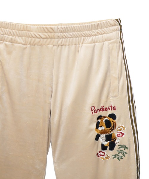PANDIESTA（パンディエスタ）の「タイガーパンダベロアパンツ(M2)（その他パンツ・メンズ・ブラック/ネイビー・M/L/XL/XXL）」の6枚目の写真