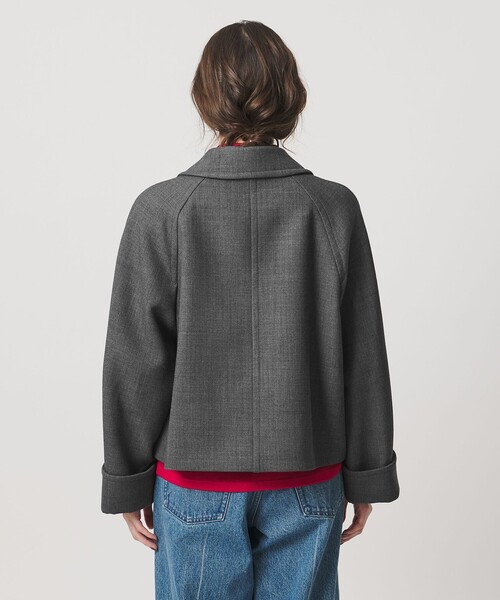 UNITED ARROWS（ユナイテッドアローズ）の「プレーン ショート ジャケット（その他アウター・レディース・ブラック/グレー系・38/36）」の8枚目の写真