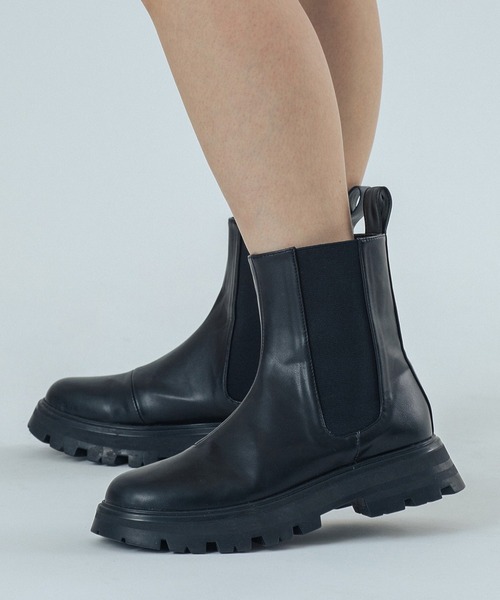 ROSE BUD(ローズバッド)の「CHELSEA BOOTS(ブーツ・レディース・ブラウン/ブラック・38/37/36/39)」の1枚目の写真