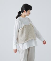 かぐれ | アルパカウールブークレニットキャミソール(ニット/セーター)