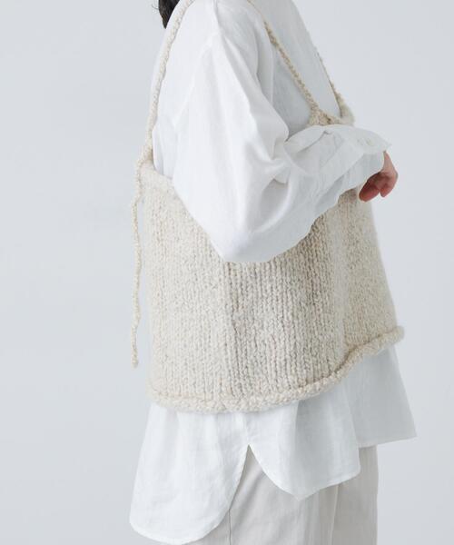 アルパカウールブークレニットキャミソール（ニット/セーター