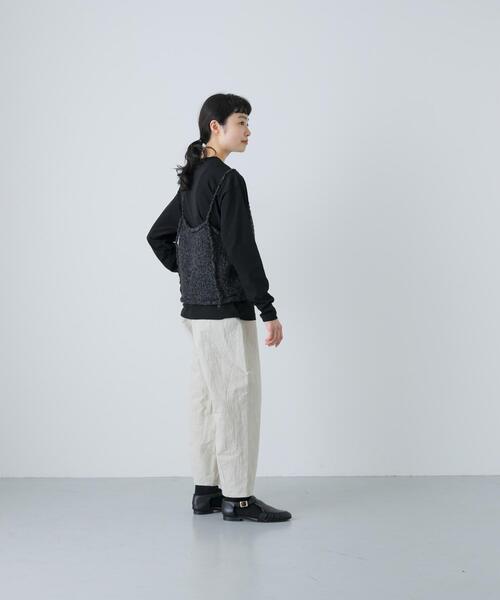 アルパカウールブークレニットキャミソール（ニット/セーター