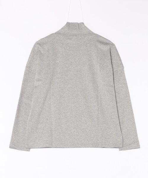 NEWYORKER(ニューヨーカー)の「オーガニックコットンスムース オフハイネックプルオーバー(Tシャツ/カットソー・レディース・ブラック/グレー系その他・M/L)」の3枚目の写真