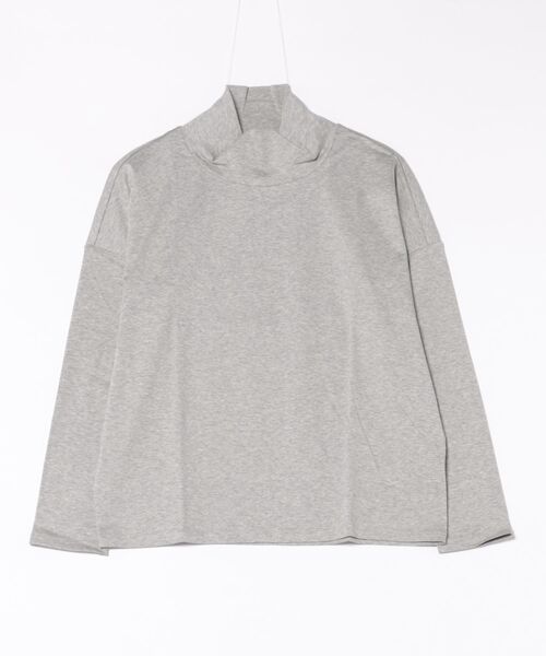 NEWYORKER(ニューヨーカー)の「オーガニックコットンスムース オフハイネックプルオーバー(Tシャツ/カットソー・レディース・ブラック/グレー系その他・M/L)」の6枚目の写真