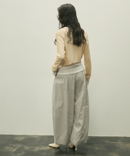 Lutim by u(ルチバイユー)の「Gathered design heel boots / ギャザーデザインヒールブーツ(ブーツ・レディース・キャメル/ホワイト/ブラック・24.5/23.5)」の18枚目の写真