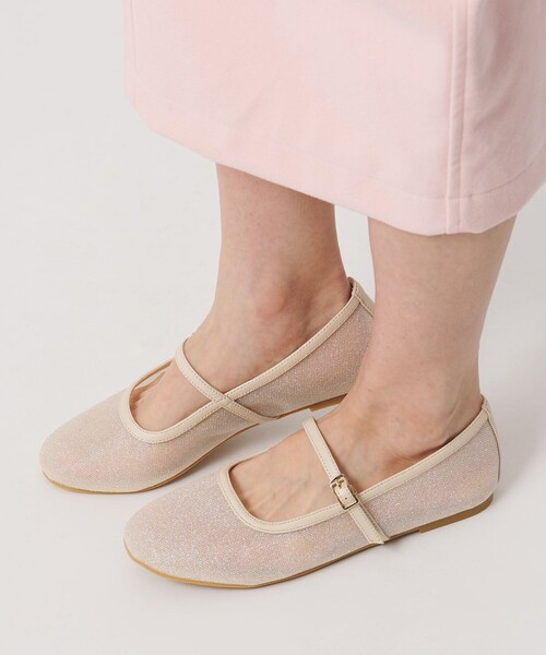 UNITED ARROWS（ユナイテッドアローズ）の「グリッター メリージェーン シューズ（その他シューズ・レディース・ブラック/ベージュ・38/37/36/37h/36h/35/35h）」の5枚目の写真