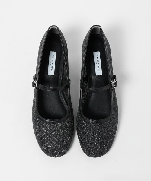 UNITED ARROWS（ユナイテッドアローズ）の「グリッター メリージェーン シューズ（その他シューズ・レディース・ブラック/ベージュ・38/37/36/37h/36h/35/35h）」の8枚目の写真