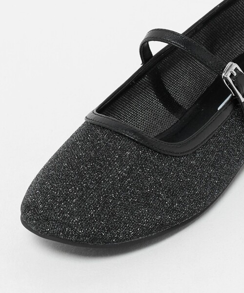 UNITED ARROWS（ユナイテッドアローズ）の「グリッター メリージェーン シューズ（その他シューズ・レディース・ブラック/ベージュ・38/37/36/37h/36h/35/35h）」の13枚目の写真