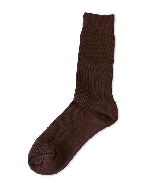 box408（ボックスヨンマルハチ）の「カラーリブソックス（ソックス/靴下・メンズ・グレー系/チャコールグレー/グレー/ブルー系/ネイビー/黄緑系/ベージュ/レッド/ブラウン/ホワイト/ブラック/パープル系/ダークグリーン・25-27CM）」の7枚目の写真